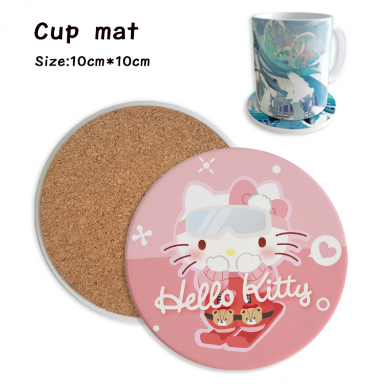 sanrio Anime ceramic water absorbing and heat insulating coasters price for 5 pcs