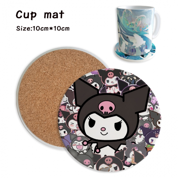 sanrio Anime ceramic water absorbing and heat insulating coasters price for 5 pcs