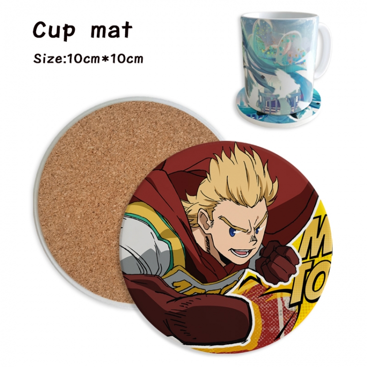 My Hero Academia Anime ceramic water absorbing and heat insulating coasters price for 5 pcs