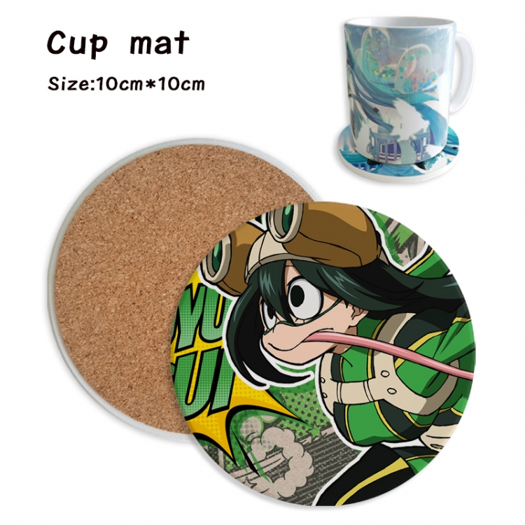 My Hero Academia Anime ceramic water absorbing and heat insulating coasters price for 5 pcs