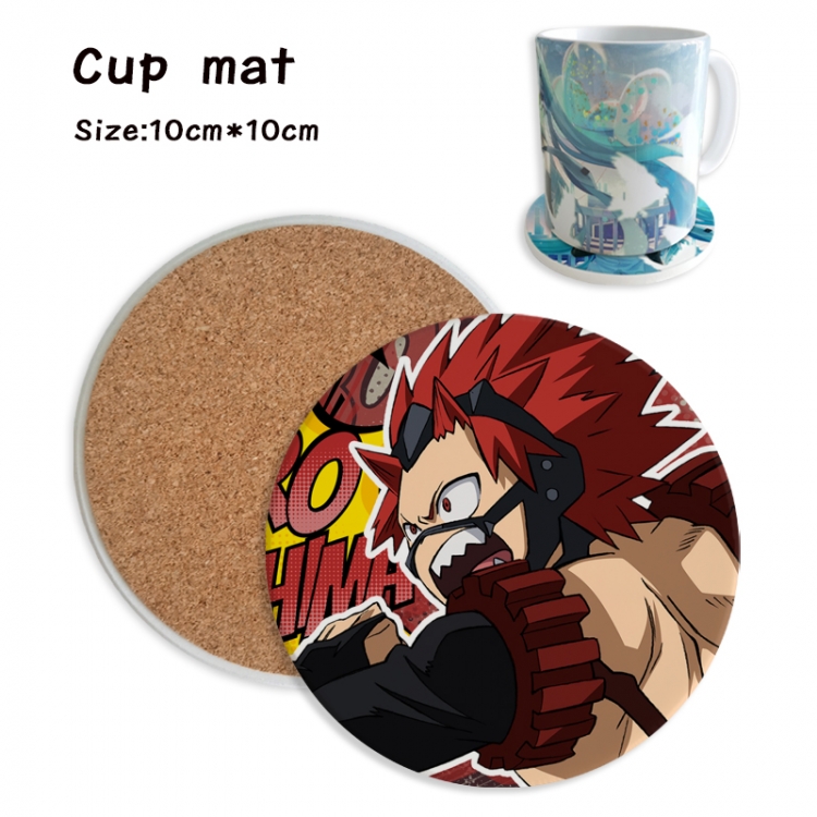 My Hero Academia Anime ceramic water absorbing and heat insulating coasters price for 5 pcs