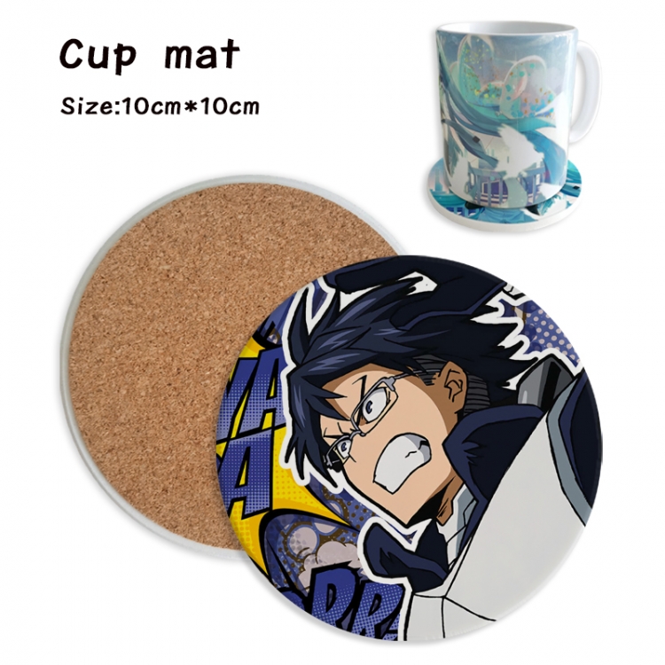 My Hero Academia Anime ceramic water absorbing and heat insulating coasters price for 5 pcs