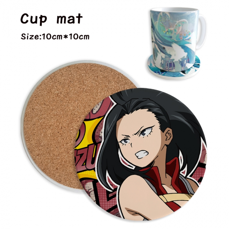 My Hero Academia Anime ceramic water absorbing and heat insulating coasters price for 5 pcs