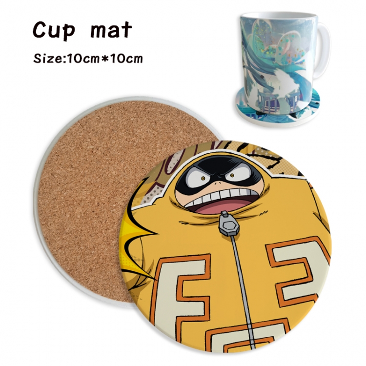 My Hero Academia Anime ceramic water absorbing and heat insulating coasters price for 5 pcs