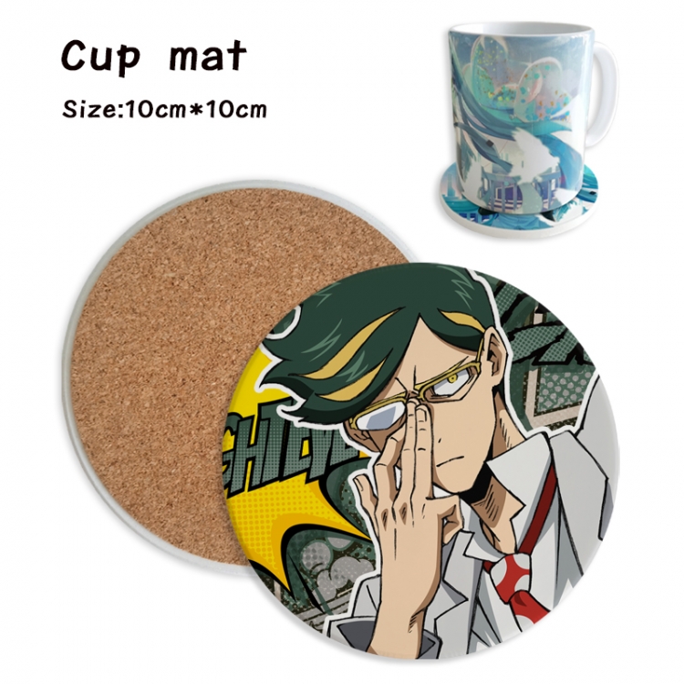 My Hero Academia Anime ceramic water absorbing and heat insulating coasters price for 5 pcs