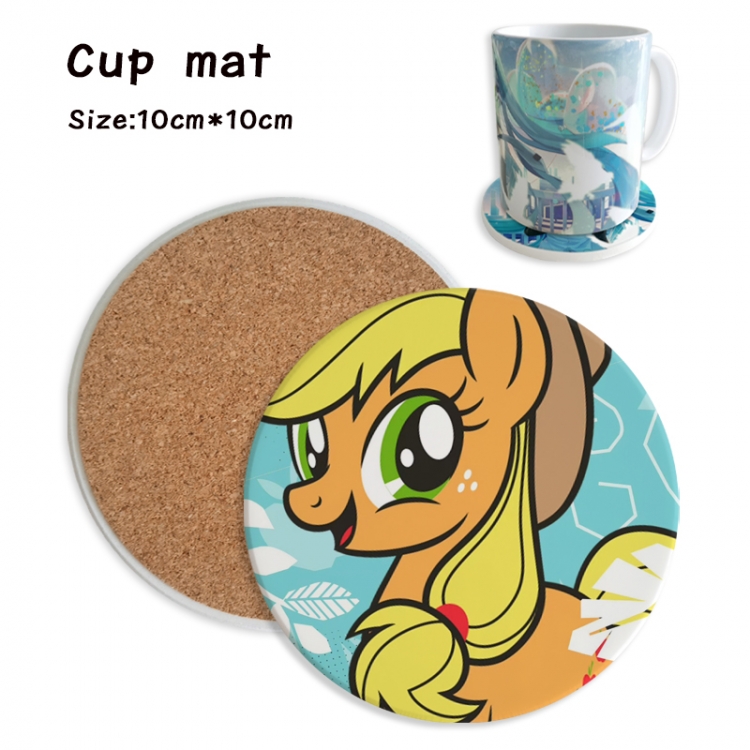 My Little Pony Anime ceramic water absorbing and heat insulating coasters price for 5 pcs