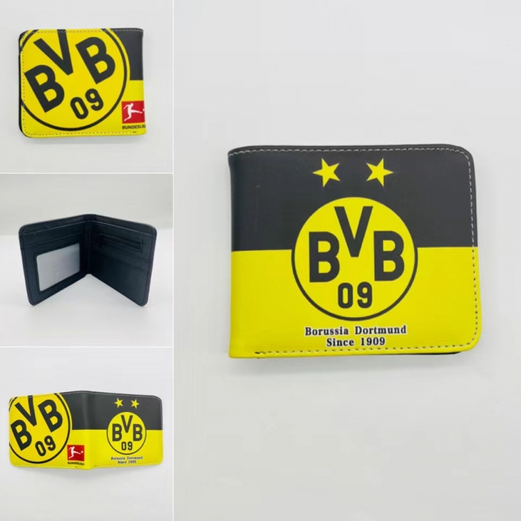 Dortmund Full color Two fold short card case wallet 11X9.5CM