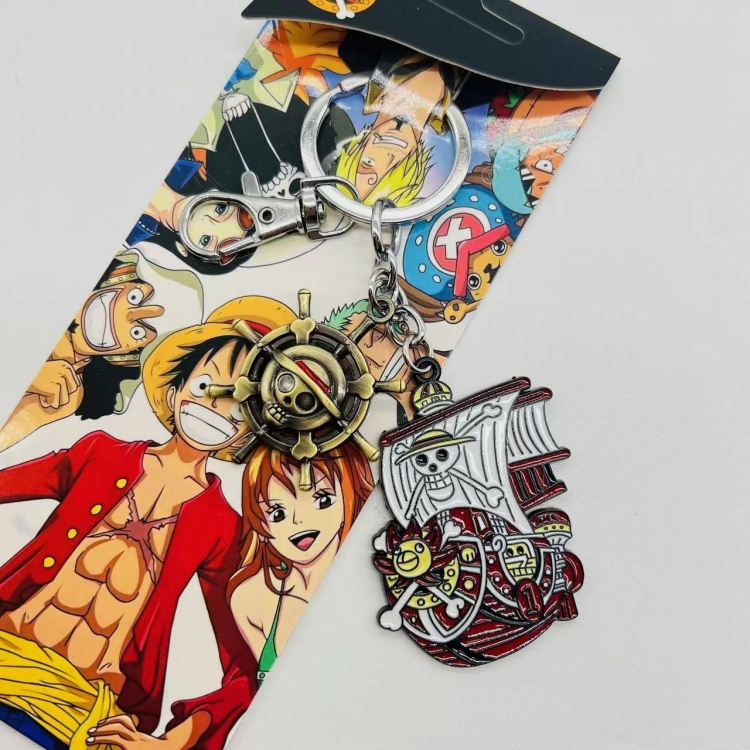 One Piece Anime character 2 pendant keychain backpack pendant