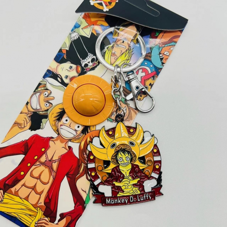 One Piece Anime character 2 pendant keychain backpack pendant