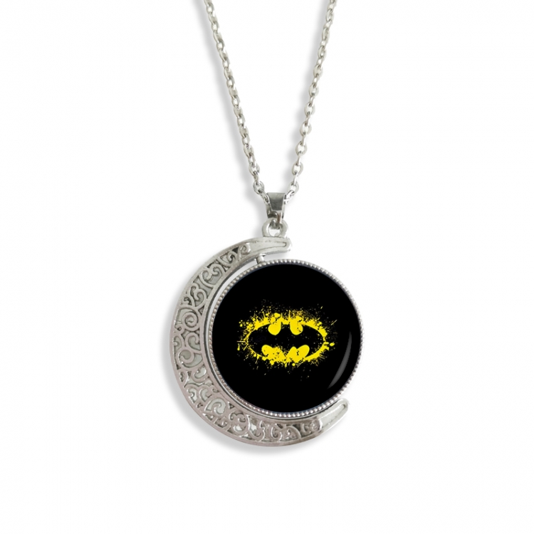 Batman Anime Double sided Crystal Rotating Gem Necklace price for 5 pcs