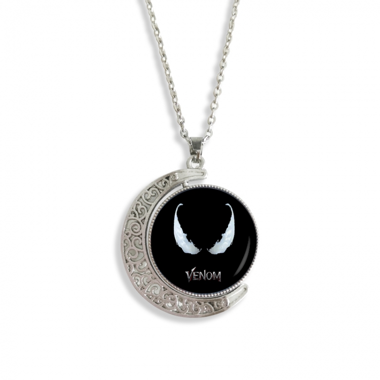 venom Anime Double sided Crystal Rotating Gem Necklace price for 5 pcs