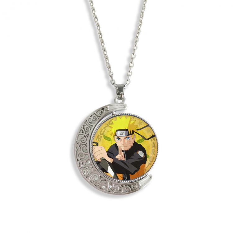 Naruto Anime Double sided Crystal Rotating Gem Necklace price for 5 pcs