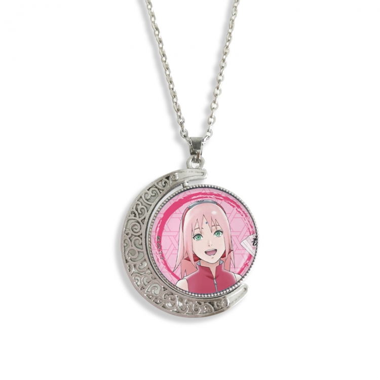 Naruto Anime Double sided Crystal Rotating Gem Necklace price for 5 pcs