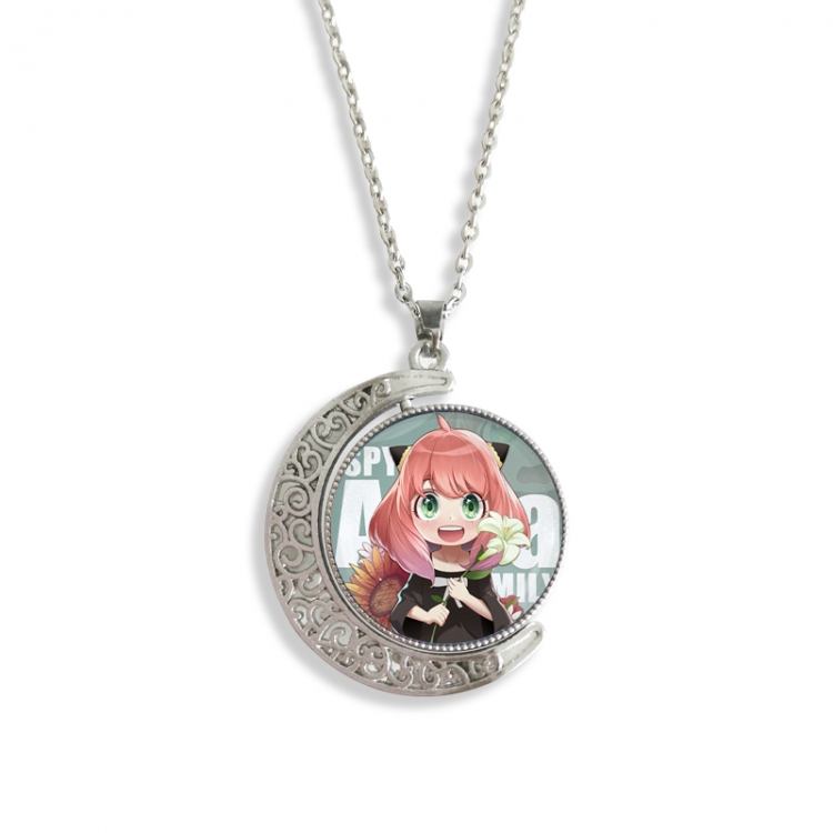 SPY×FAMILY Anime Double sided Crystal Rotating Gem Necklace price for 5 pcs