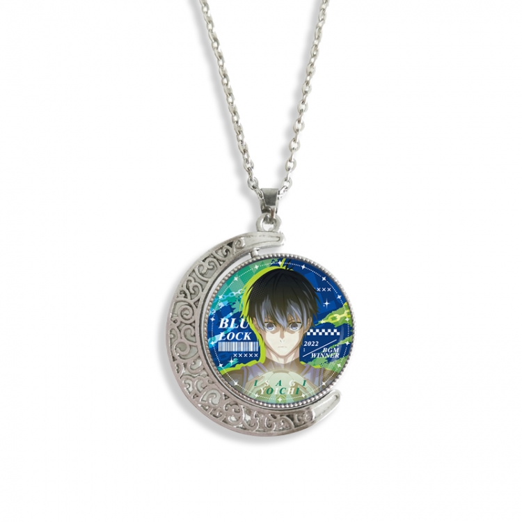 BLUE LOCK Anime Double sided Crystal Rotating Gem Necklace price for 5 pcs