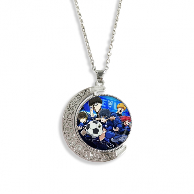 BLUE LOCK Anime Double sided Crystal Rotating Gem Necklace price for 5 pcs