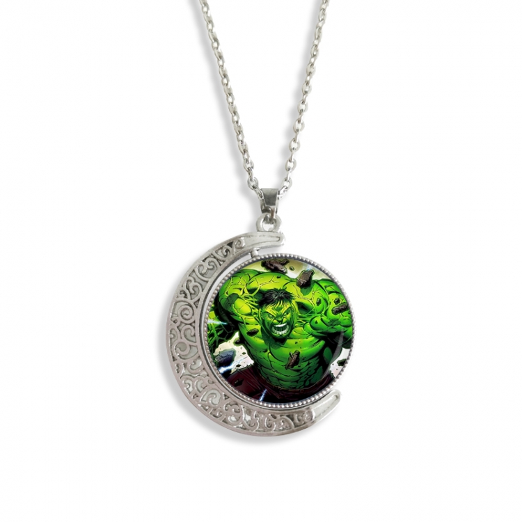 The Hulk Anime Double sided Crystal Rotating Gem Necklace price for 5 pcs