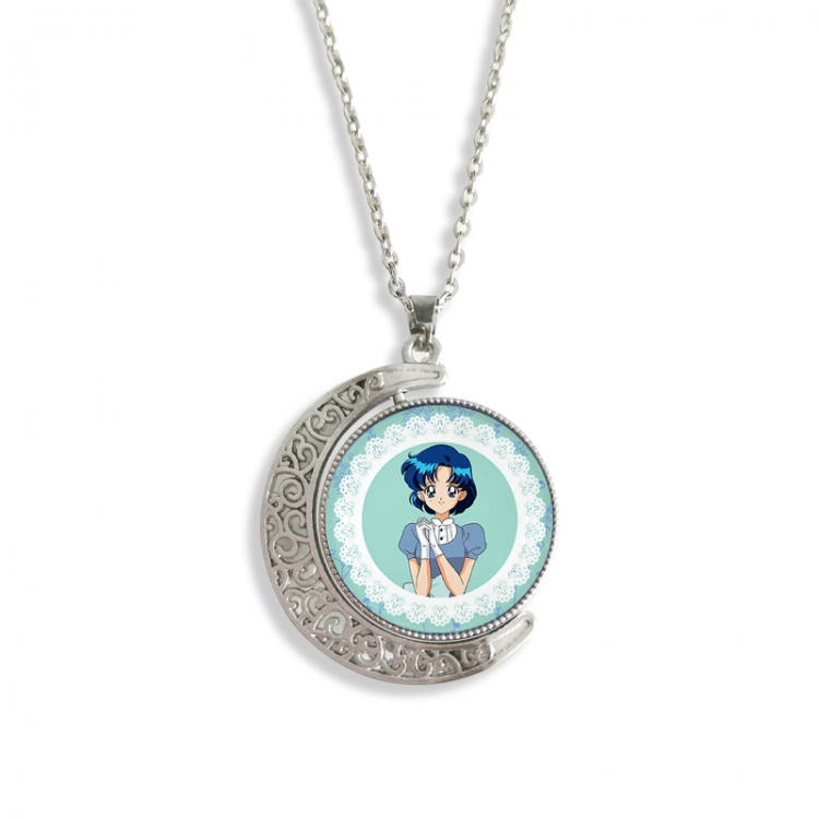  sailormoon  Anime Double sided Crystal Rotating Gem Necklace price for 5 pcs