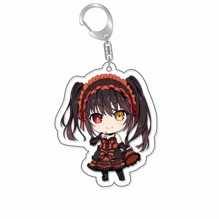 Date-A-Live Anime Acrylic Keychain Charm price for 5 pcs 16721