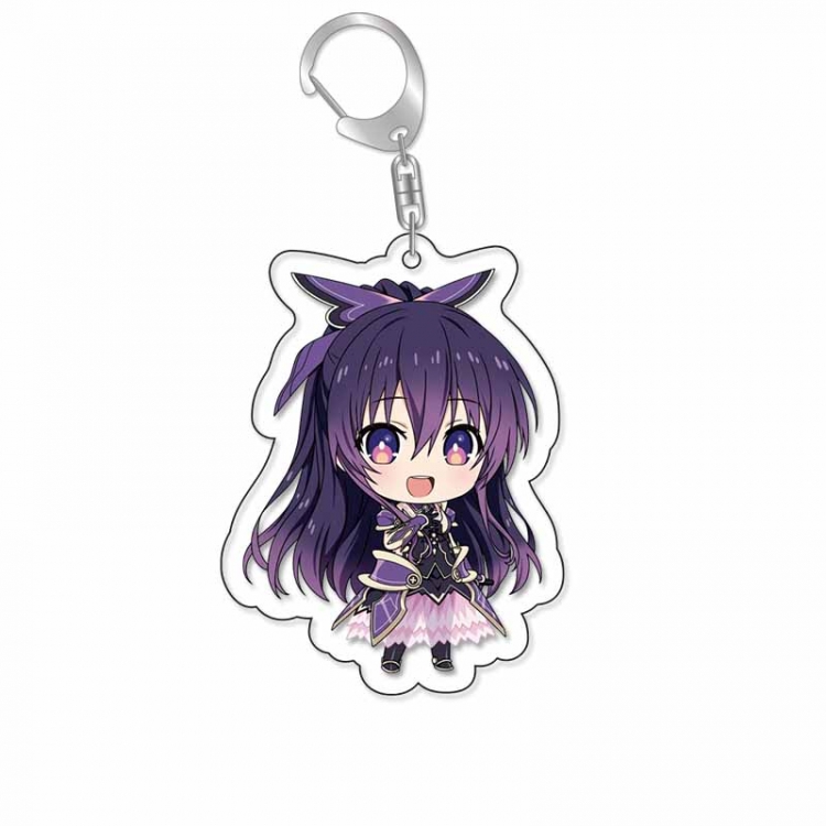 Date-A-Live Anime Acrylic Keychain Charm price for 5 pcs 16729