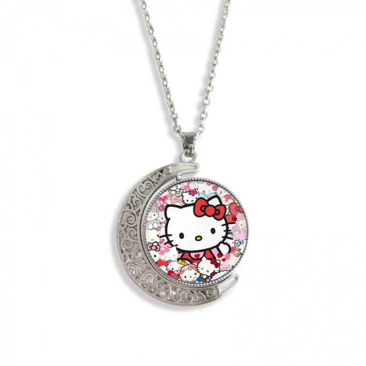 sanrio Anime Double sided Crystal Rotating Gem Necklace price for 5 pcs