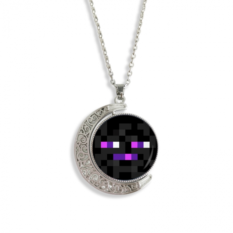 Minecraft Anime Double sided Crystal Rotating Gem Necklace price for 5 pcs