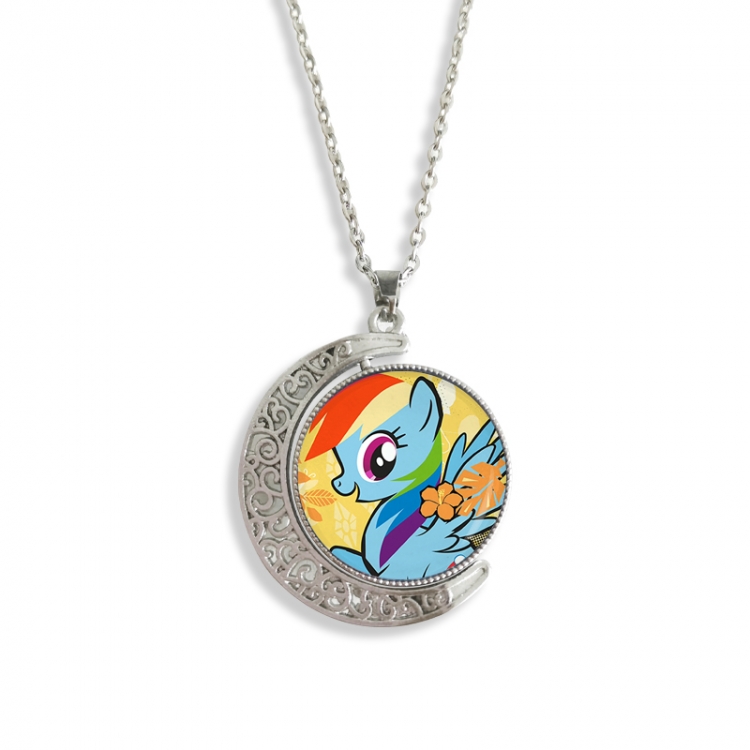 My Little Pony Anime Double sided Crystal Rotating Gem Necklace price for 5 pcs