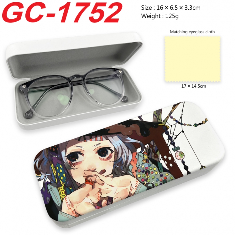 Tokyo Ghoul Anime UV printed PU leather material glasses case 16X6.5X3.3cm GC-1752