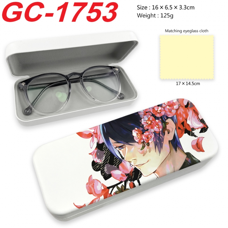 Tokyo Ghoul Anime UV printed PU leather material glasses case 16X6.5X3.3cm GC-1753