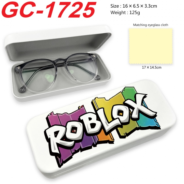 roblox Anime UV printed PU leather material glasses case 16X6.5X3.3cm GC-1725