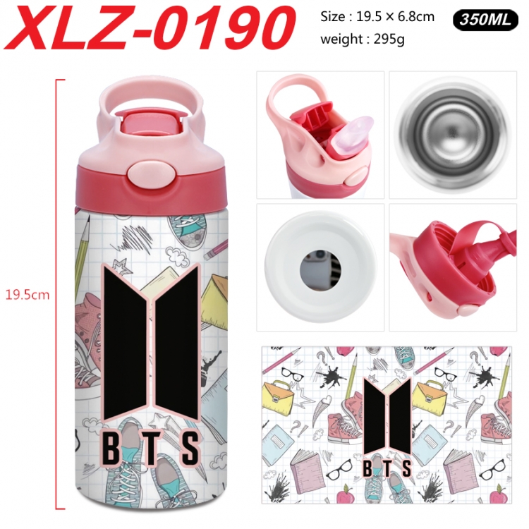 BTS 304 stainless steel portable insulated cup 19.5X6.8CM  XLZ-0190