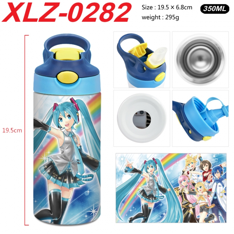 Hatsune Miku 304 stainless steel portable insulated cup 19.5X6.8CM XLZ-0282
