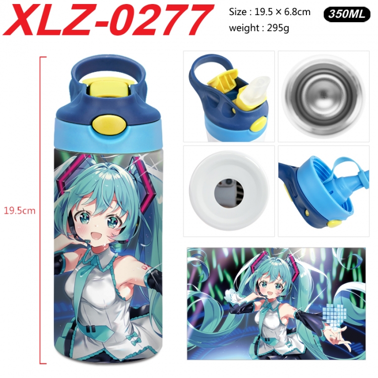 Hatsune Miku 304 stainless steel portable insulated cup 19.5X6.8CM XLZ-0277