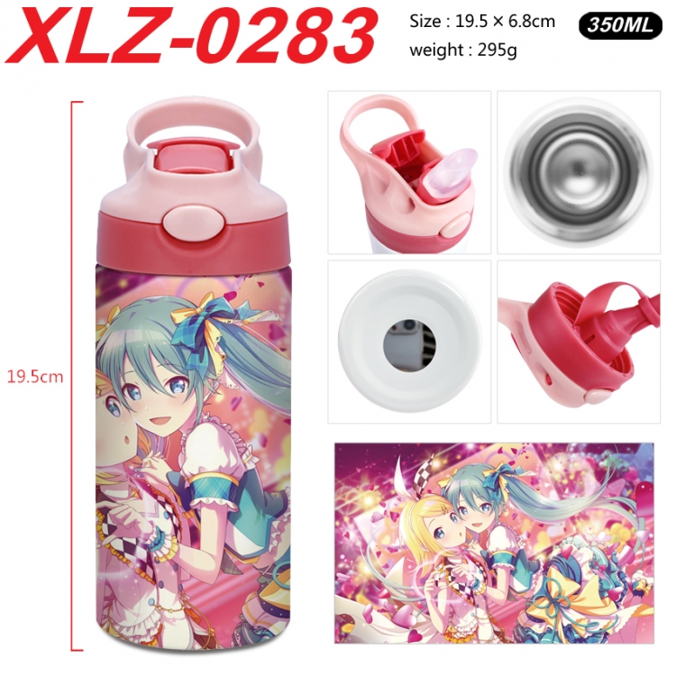 Hatsune Miku 304 stainless steel portable insulated cup 19.5X6.8CM XLZ-0283