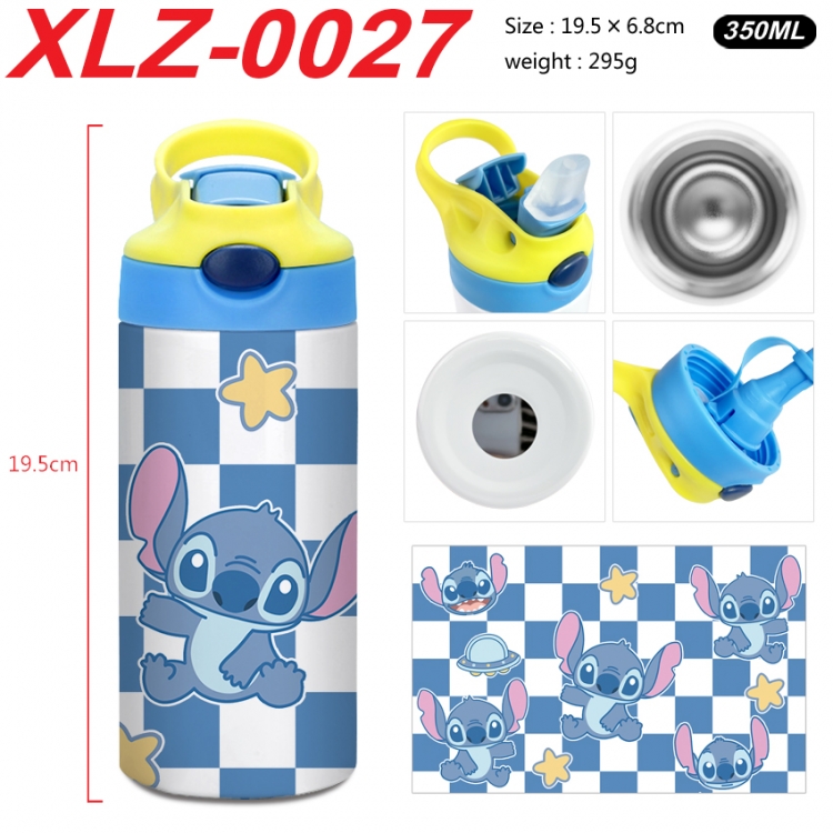 Lilo & Stitch 304 stainless steel portable insulated cup 19.5X6.8CM 350ml