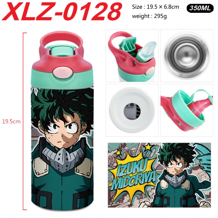 My Hero Academia 304 stainless steel portable insulated cup 19.5X6.8CM 350ml