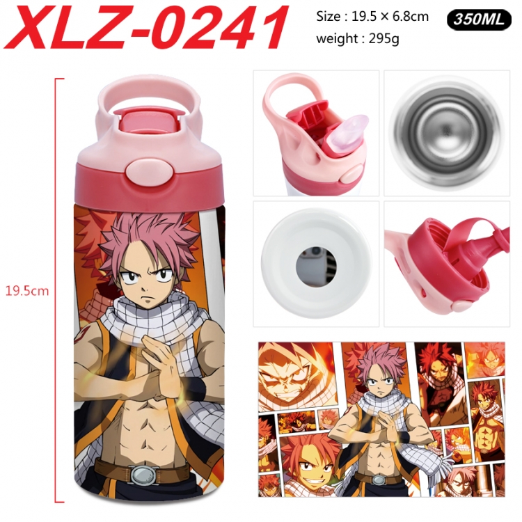 Fairy tail 304 stainless steel portable insulated cup 19.5X6.8CM 350ml