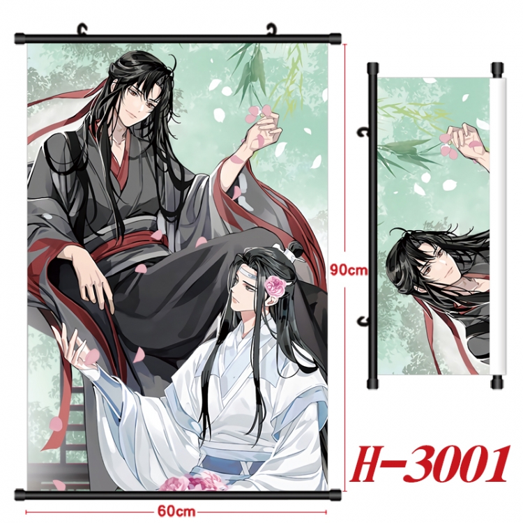 The wizard of the de Anime Black Plastic Rod Canvas Painting Wall Scroll 60X90CM