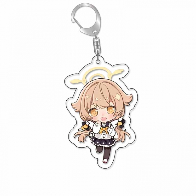 Blue Archive Anime Acrylic Keychain Charm price for 5 pcs 16870