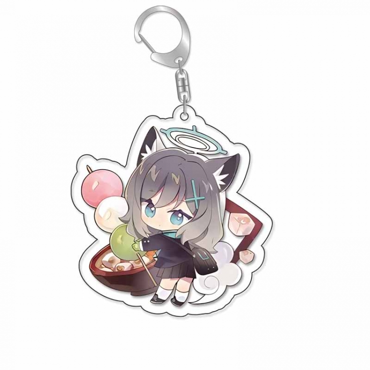 Blue Archive Anime Acrylic Keychain Charm price for 5 pcs 16884