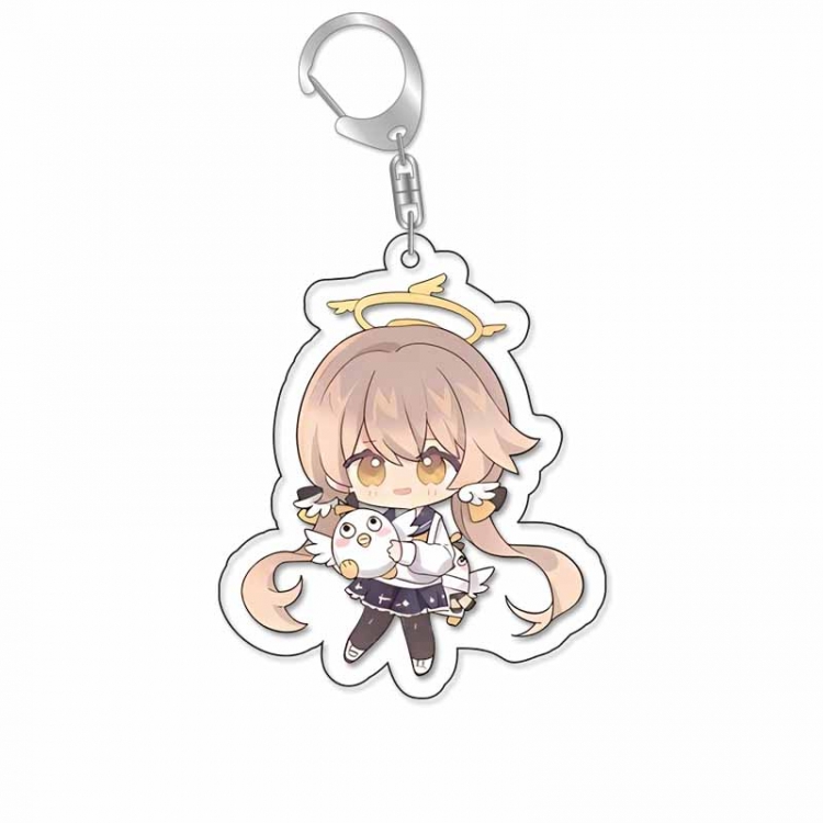 Blue Archive Anime Acrylic Keychain Charm price for 5 pcs 16867