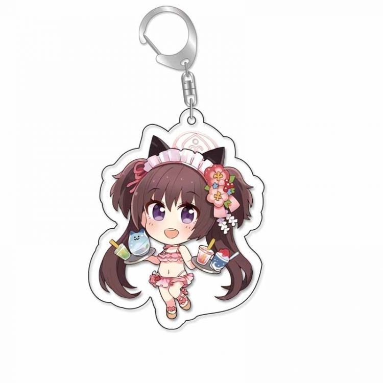 Blue Archive Anime Acrylic Keychain Charm price for 5 pcs 16878