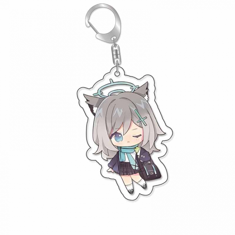 Blue Archive Anime Acrylic Keychain Charm price for 5 pcs 16875