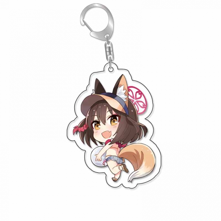 Blue Archive Anime Acrylic Keychain Charm price for 5 pcs 16879