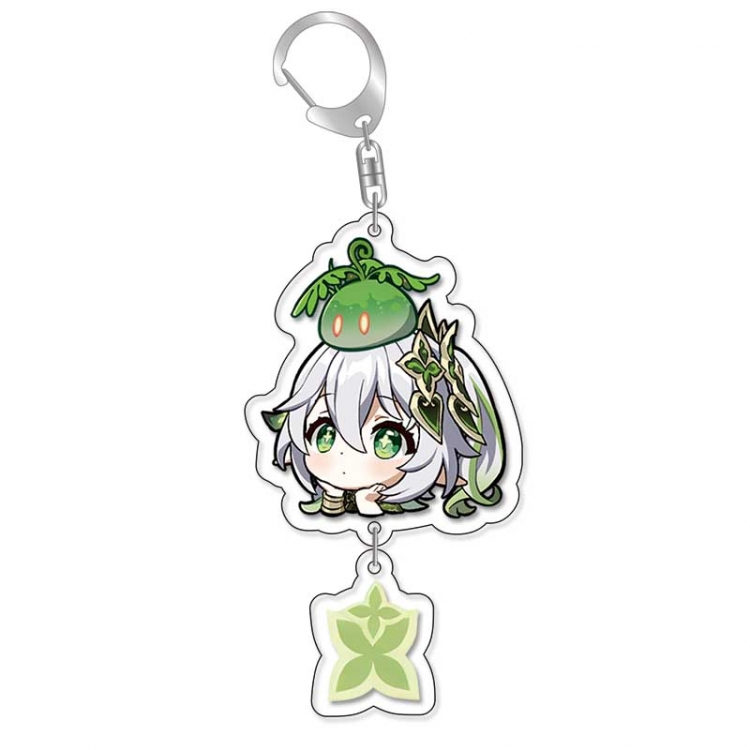 Genshin Impact Anime acrylic Pendant Key Chain  price for 5 pcs 16849