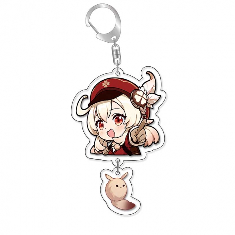 Genshin Impact Anime acrylic Pendant Key Chain  price for 5 pcs 16845