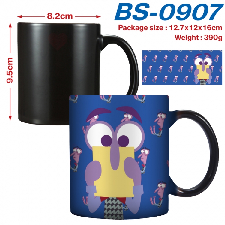 Inside Out  Anime high-temperature color-changing printing ceramic mug 400ml