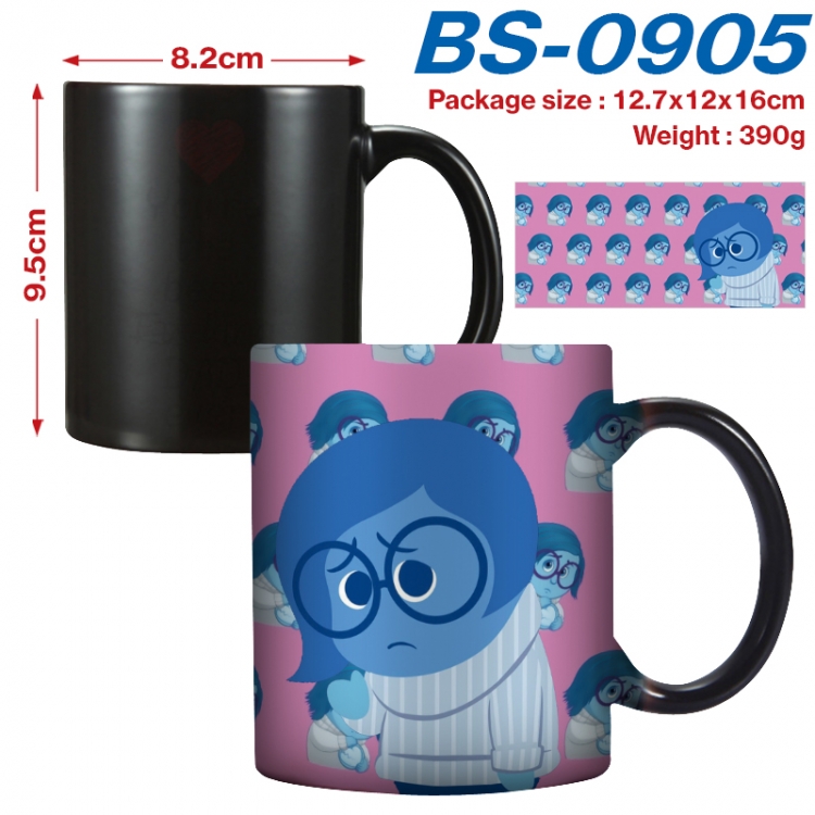 Inside Out  Anime high-temperature color-changing printing ceramic mug 400ml