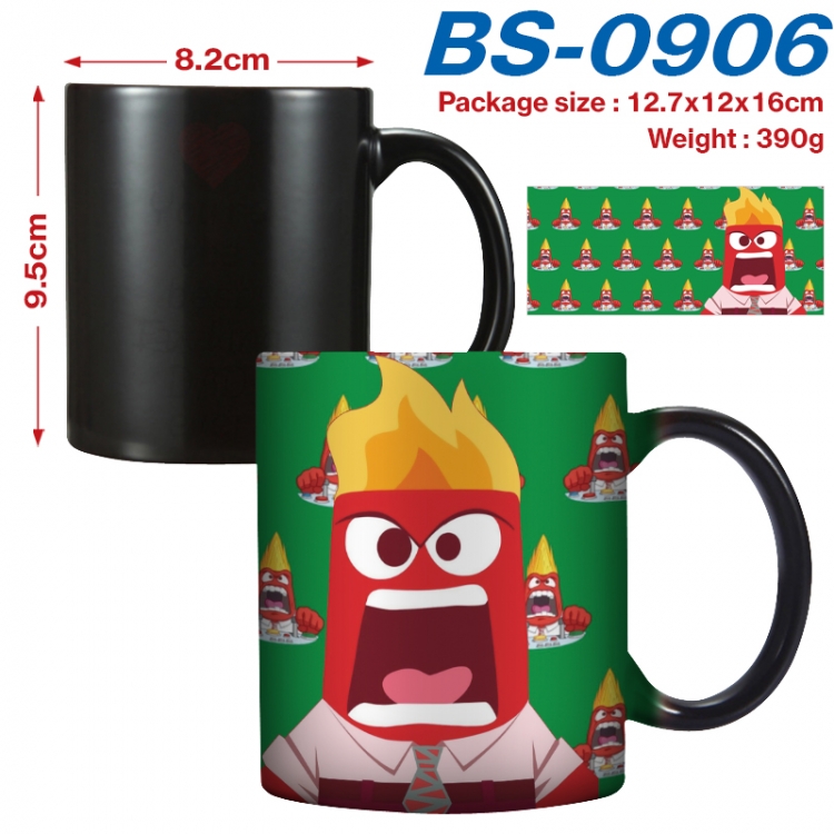 Inside Out  Anime high-temperature color-changing printing ceramic mug 400ml