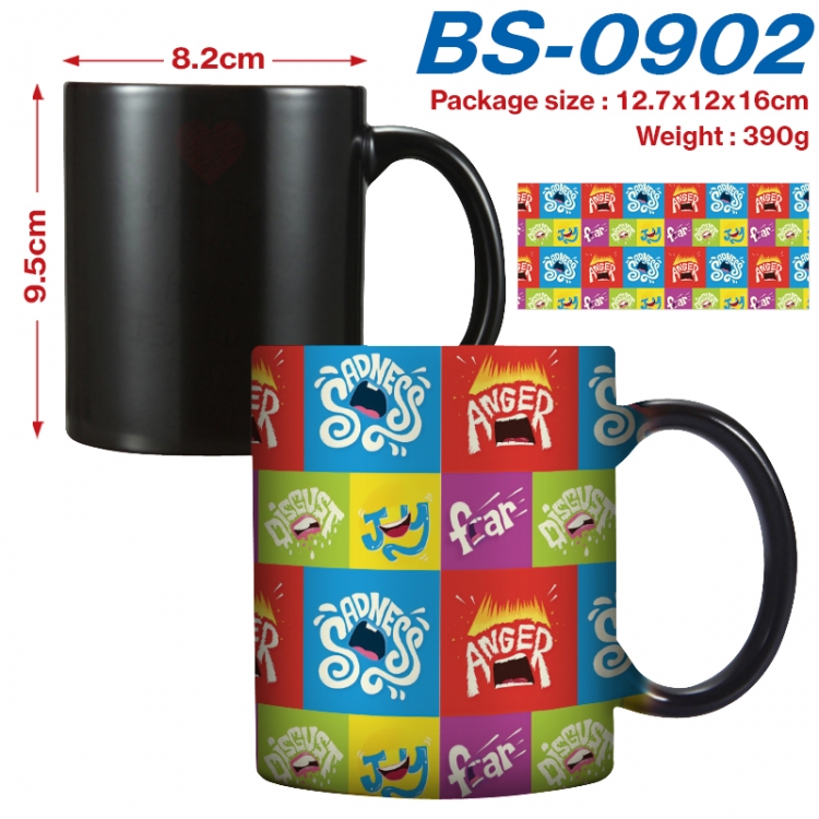 Inside Out  Anime high-temperature color-changing printing ceramic mug 400ml